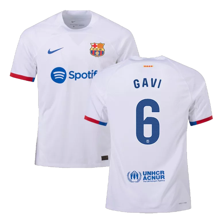 GAVI #6 Barcelona Away Authentic Jersey 2023/24 - vstockx