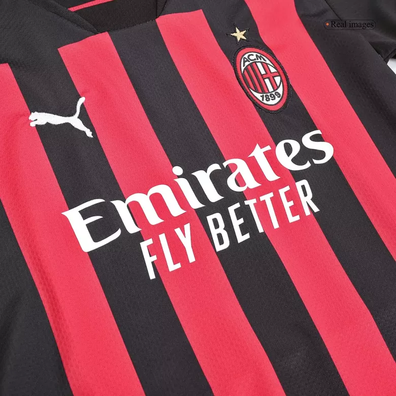 AC Milan Home Kids Soccer Jerseys Kit 2022/23 - vstockx