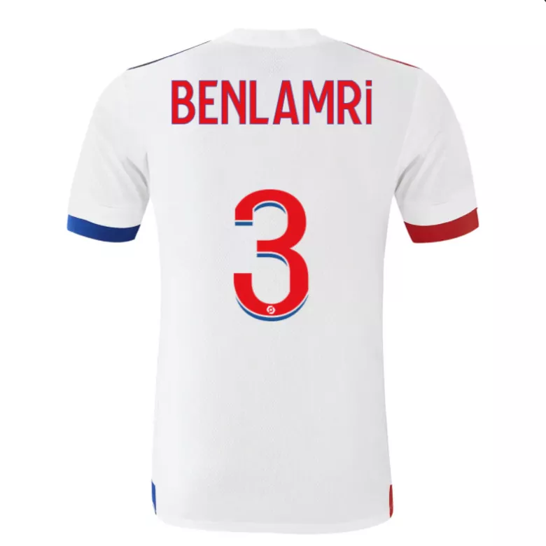 BENLAMRI #3 Olympique Lyonnais Home Soccer Jersey 2020/21 - vstockx