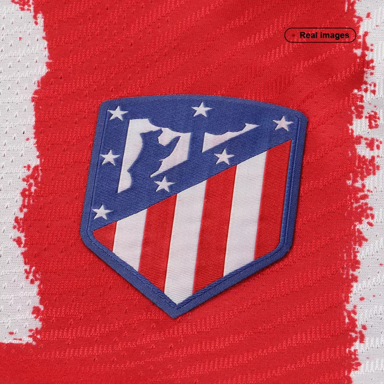 Authentic Atletico Madrid Home Long Sleeve Soccer Jersey 2021/22 - vstockx