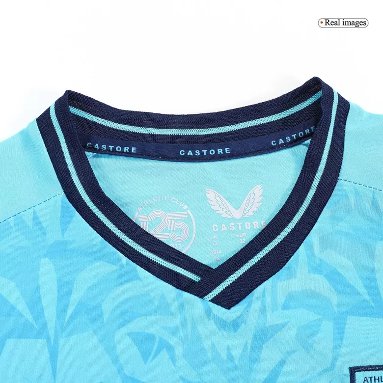 Athletic Club de Bilbao Away Kids Soccer Jerseys Kit 2023/24 - vstockx