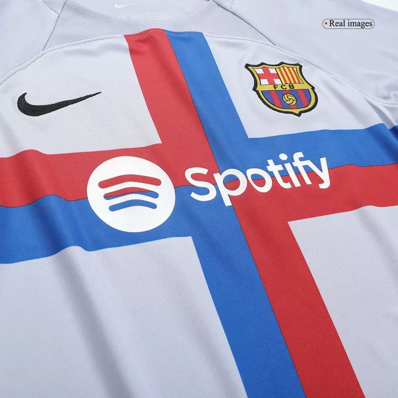Barcelona Third Away Kids Jerseys Kit 2022/23 - vstockx