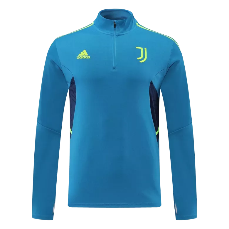 Juventus 1/4 Zip Tracksuit 2022/23 Blue - vstockx