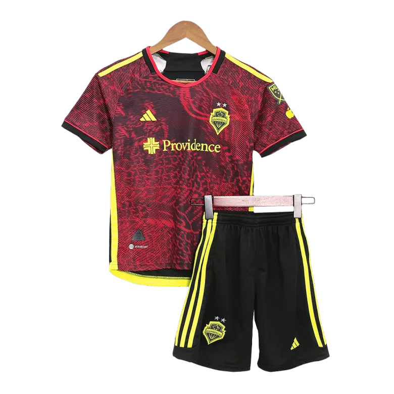 Seattle Sounders Away Kids Jerseys Kit 2023 - vstockx