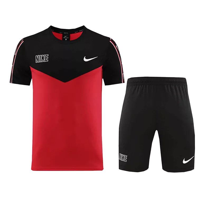 NK-ND03 Customize Team Jersey Kit(Shirt+Short) Red - vstockx
