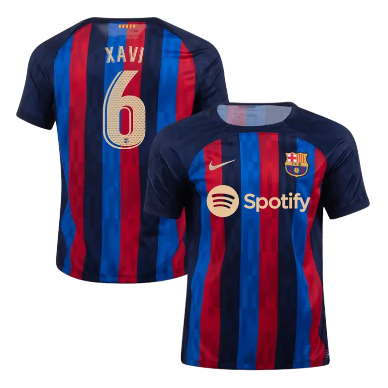 XAVI #6 Barcelona Home Jersey 2022/23 - vstockx