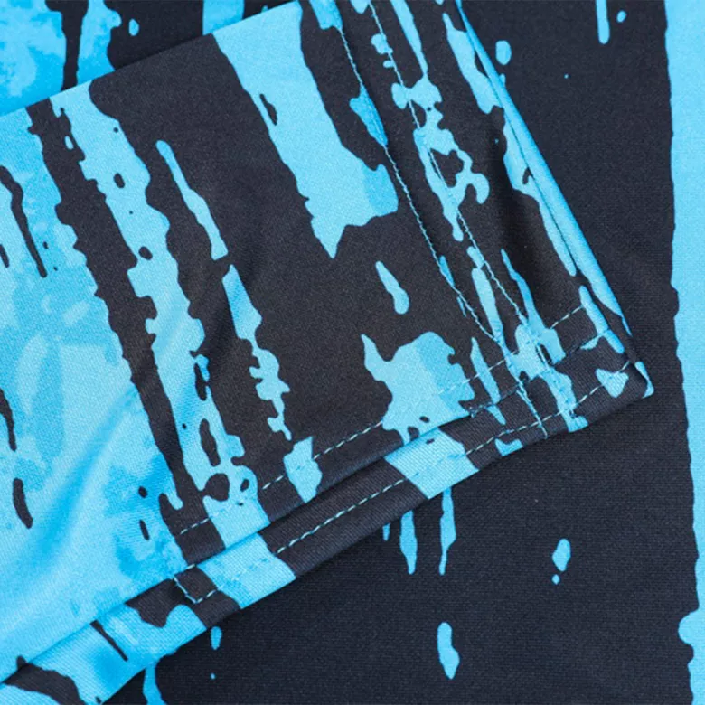 Al Nassr 1/4 Zip Tracksuit 2023 Kids Blue - vstockx