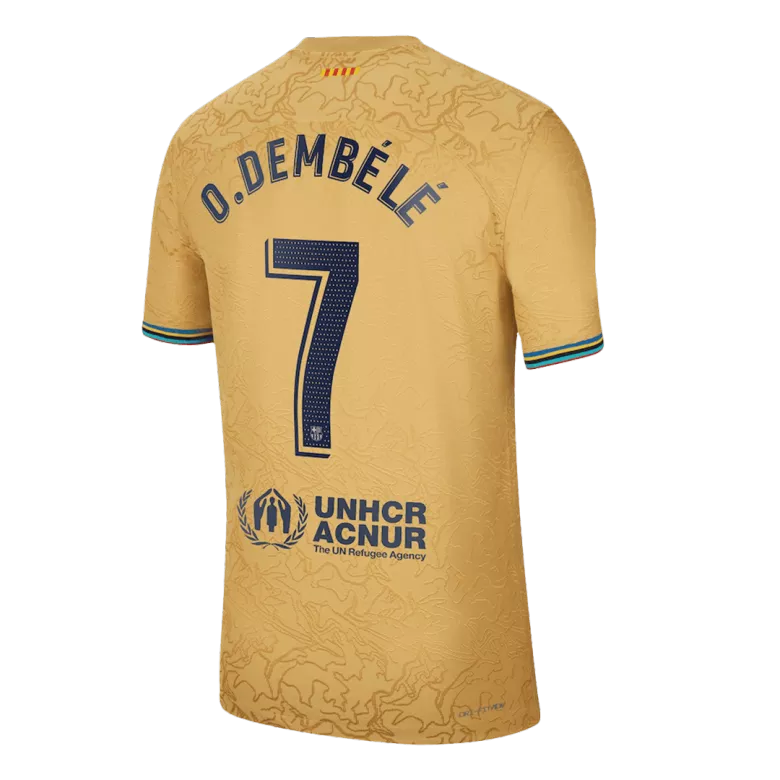 O.DEMB��L�� #7 Barcelona Away Authentic Jersey 2022/23 - vstockx