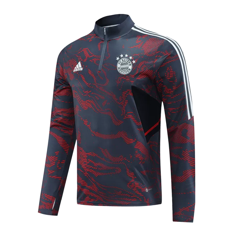 Bayern Munich 1/4 Zip Tracksuit 2022/23 Gray - vstockx