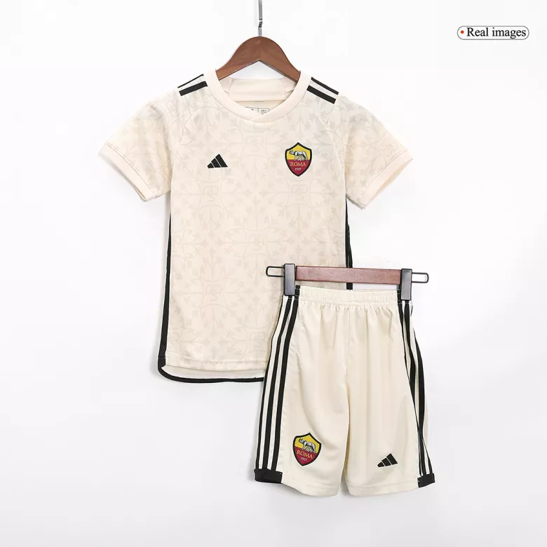 Roma Away Kids Soccer Jerseys Kit 2023/24 - vstockx