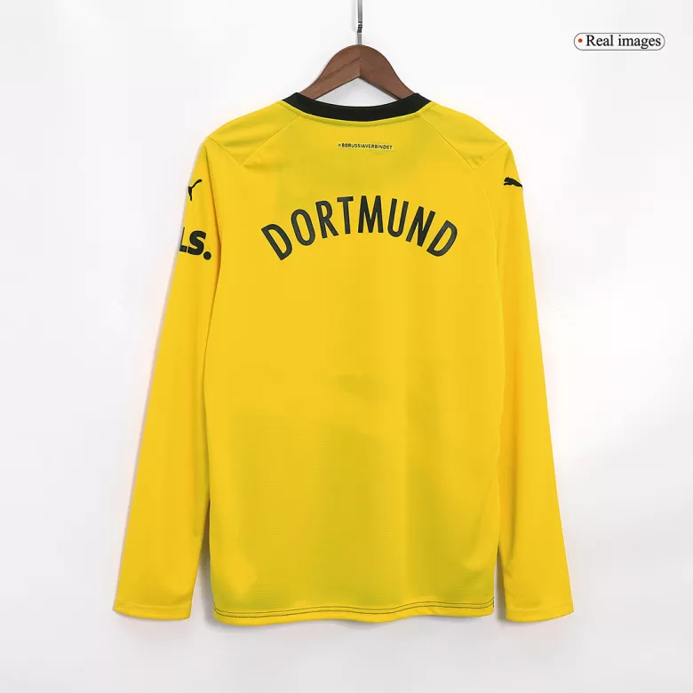 Borussia Dortmund Home Long Sleeve Soccer Jersey 2023/24 - vstockx