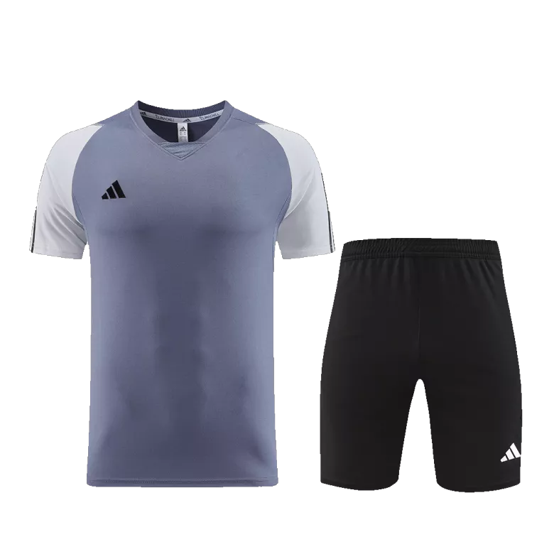 Customize Team Jersey Kit(Shirt+Short) Gray - vstockx