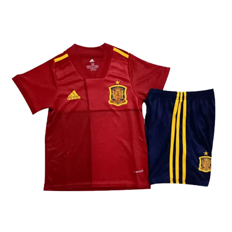 Spain Home Kids Soccer Jerseys Kit 2020 - vstockx