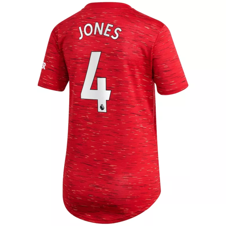 JONES #4 Manchester United Home Soccer Jersey 2020/21 Women - vstockx