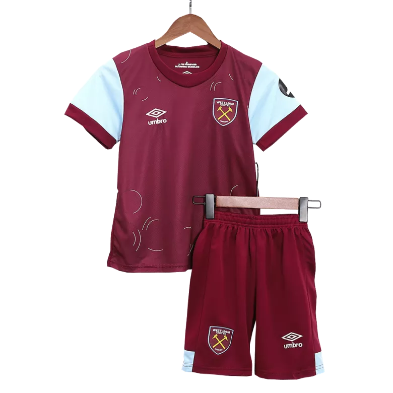 West Ham United Home Kids Soccer Jerseys Kit 2023/24 - vstockx
