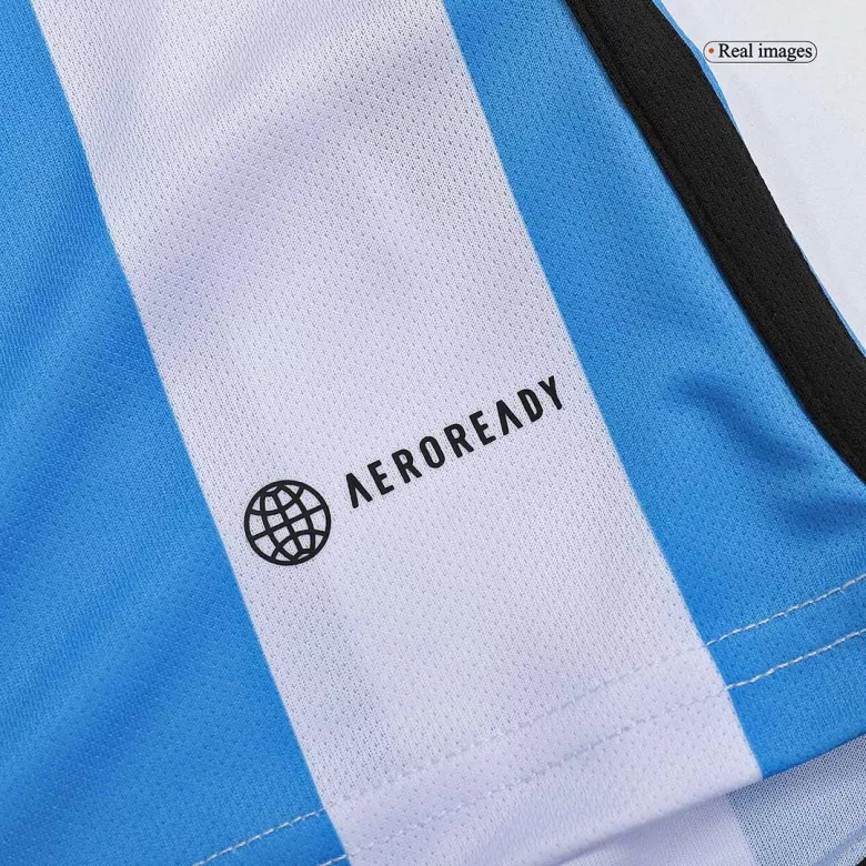 Women's MESSI #10 Argentina Three Stars Home Jersey 2022 - vstockx