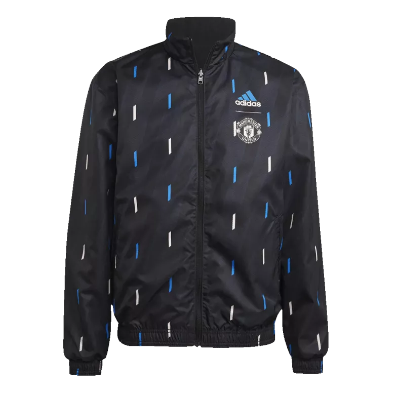 Manchester United Reversible Anthem Jacket 2022/23 - Black - vstockx