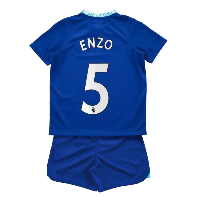 ENZO #5 Chelsea Home Kids Jerseys Kit 2022/23 - vstockx
