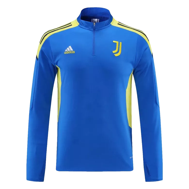 Juventus 1/4 Zip Tracksuit 2021/22 Blue - vstockx
