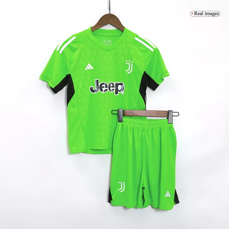 Juventus Goalkeeper Kids Soccer Jerseys Kit 2023/24 - vstockx