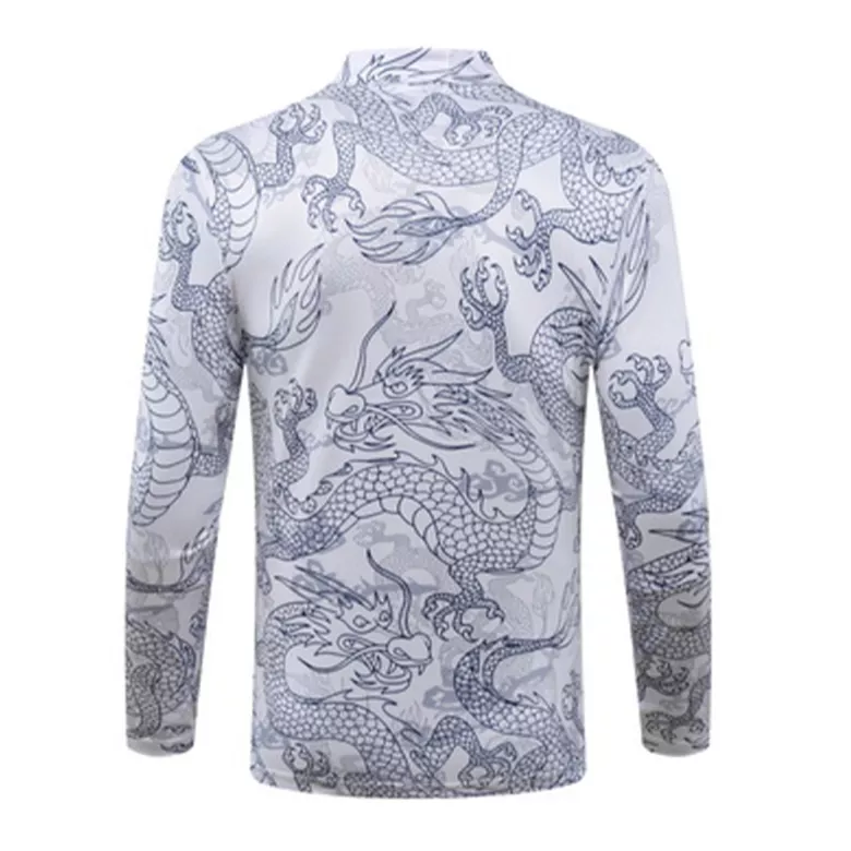 Real Madrid 1/4 Zip Tracksuit 2023/24 Gray - vstockx