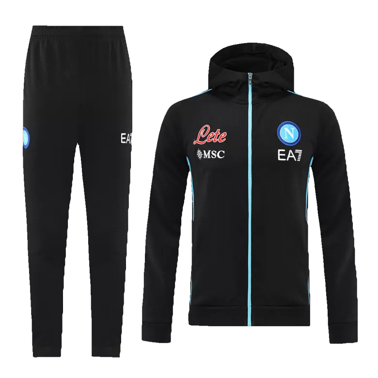 Napoli Hoodie Tracksuit 2022/23 Black - vstockx