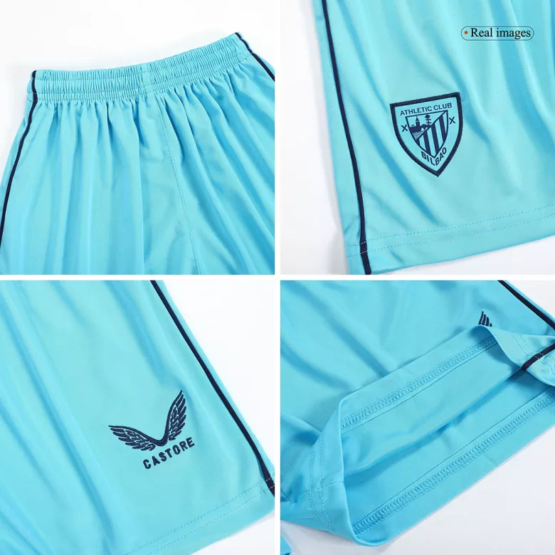 Athletic Club de Bilbao Away Kids Soccer Jerseys Kit 2023/24 - vstockx