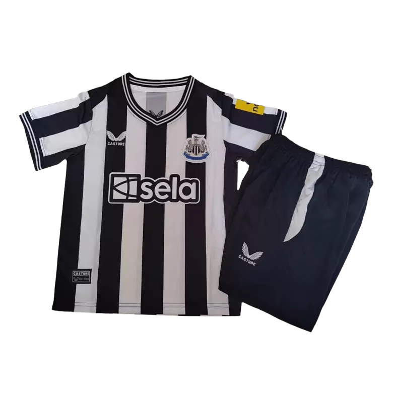 Newcastle United Home Kids Jerseys Kit 2023/24 - vstockx