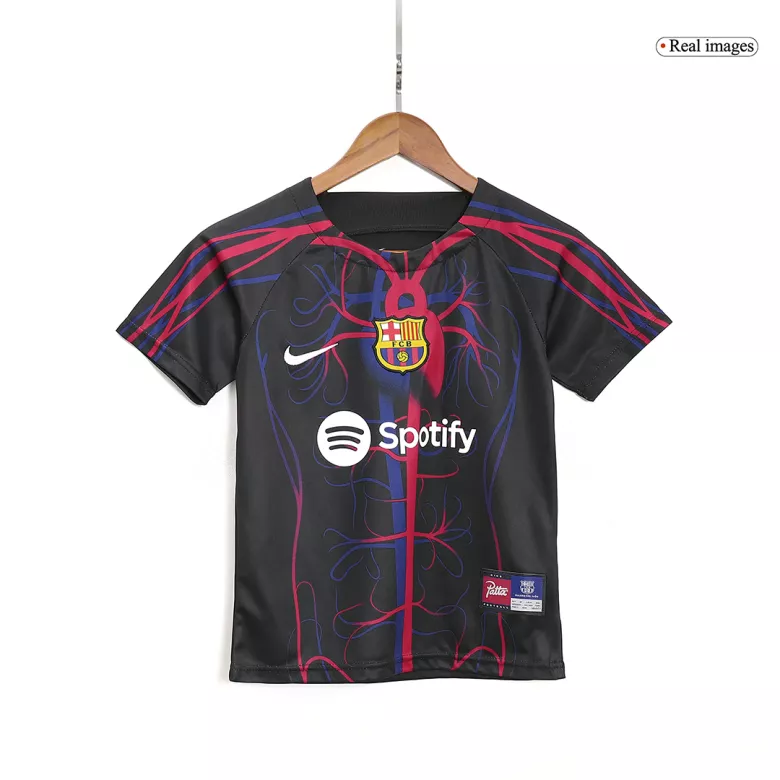Barcelona x Patta  Kids Soccer Jerseys Kit 2023/24 - vstockx