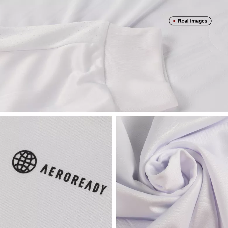 ALABA #4 Real Madrid Home Long Sleeve Soccer Jersey 2022/23 - vstockx