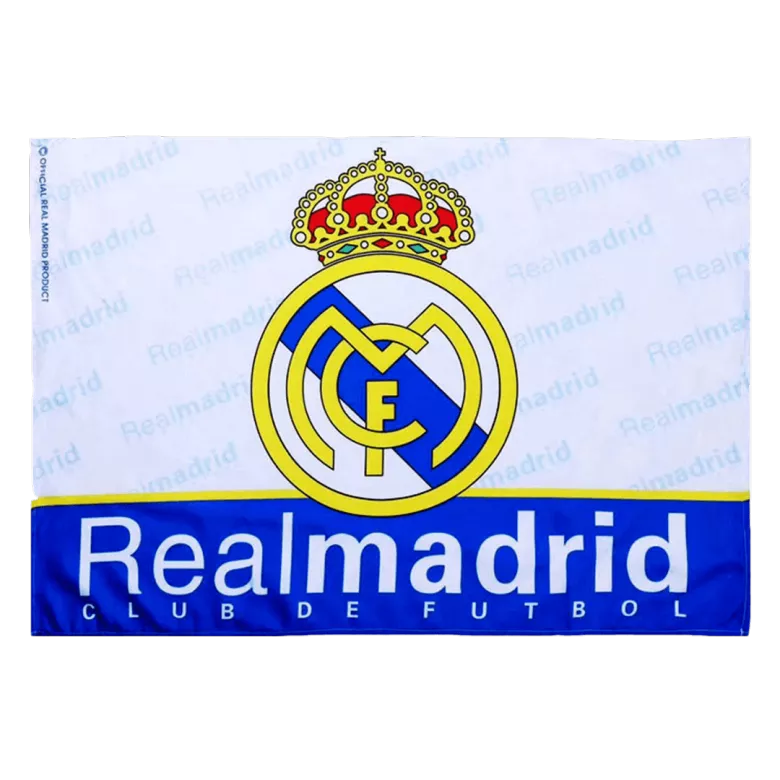 Real Madrid Team Flag White - vstockx