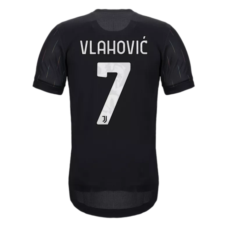 VLAHOVI? #7 Juventus Away Authentic Soccer Jersey 2021/22 - vstockx
