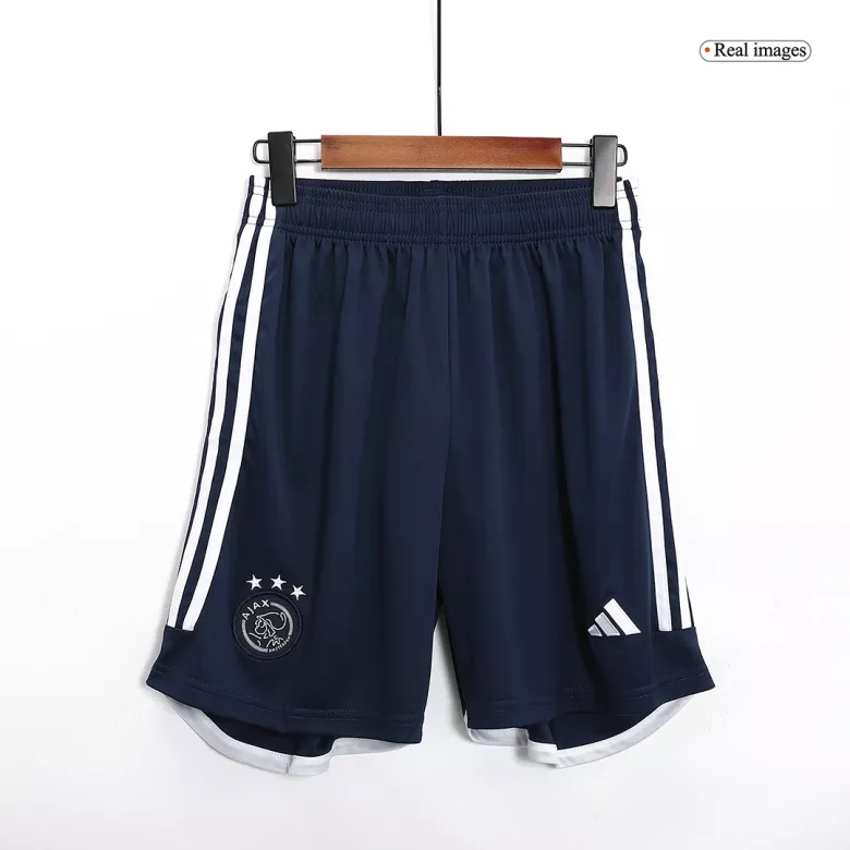 Ajax Away Soccer Shorts 2023/24 - vstockx