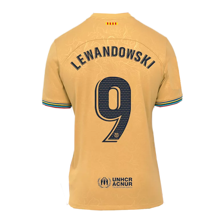 LEWANDOWSKI #9 Barcelona Away Soccer Jersey 2022/23 - vstockx