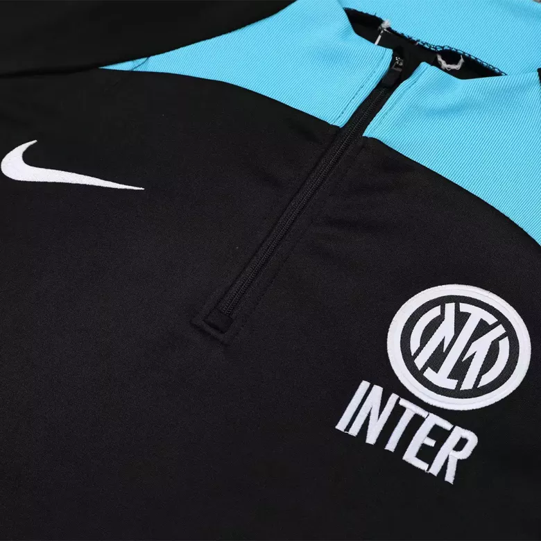 Inter Milan 1/4 Zip Tracksuit 2022/23 Black - vstockx