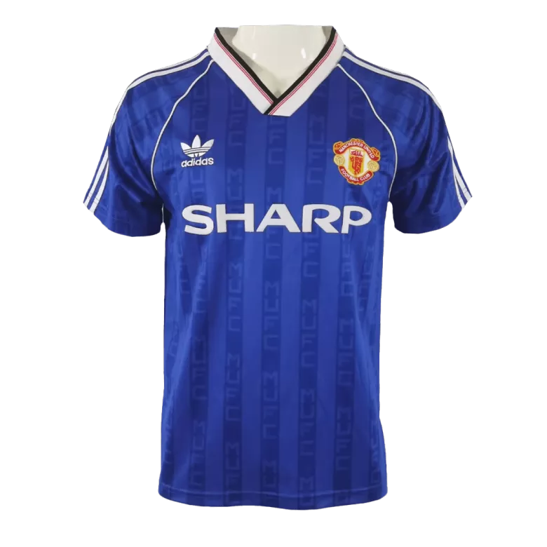 Vintage Soccer Jersey Manchester United Away 88/90 - vstockx