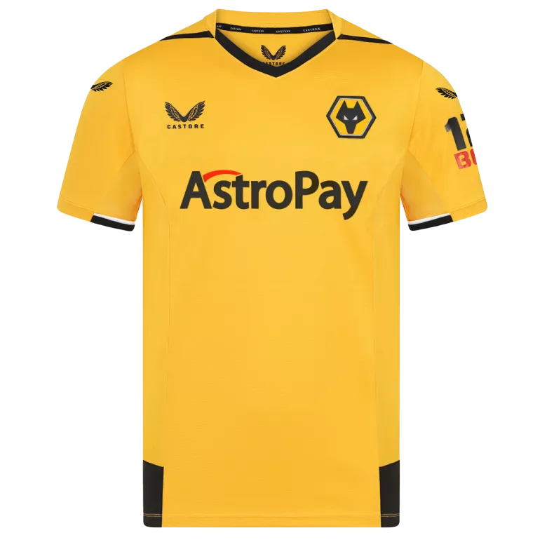 Replica Wolverhampton Wanderers Home Jersey 2022/23 By Castore - vstockx