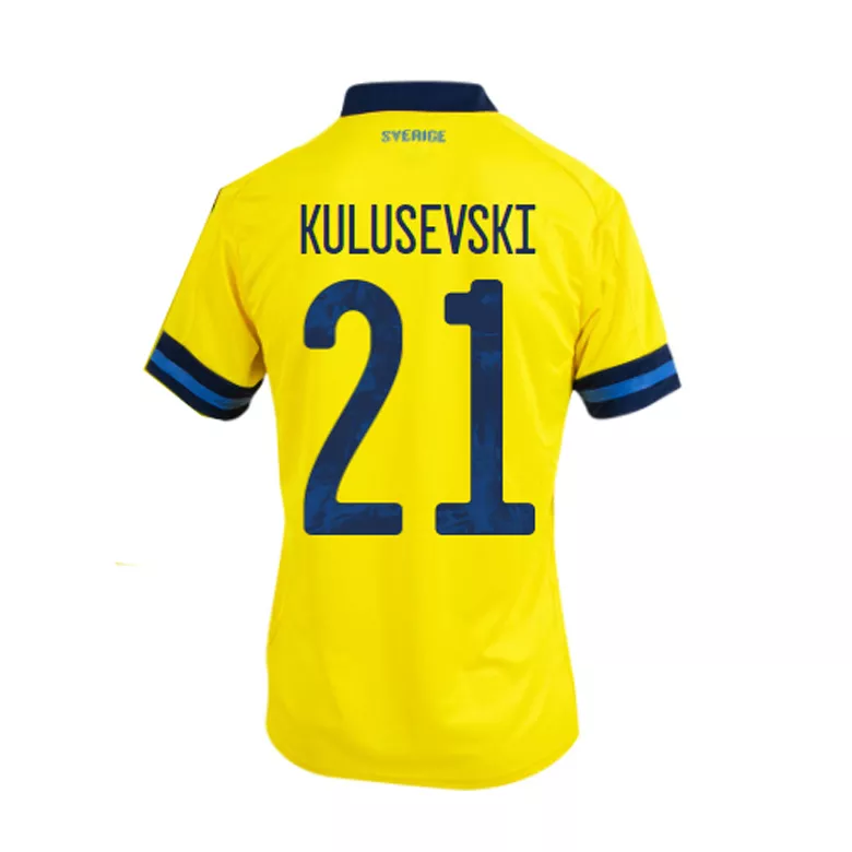 KULUSEVSKI #21 Sweden Home Soccer Jersey 2020 - vstockx