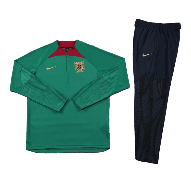 Portugal 1/4 Zip Tracksuit 2022 Green - vstockx