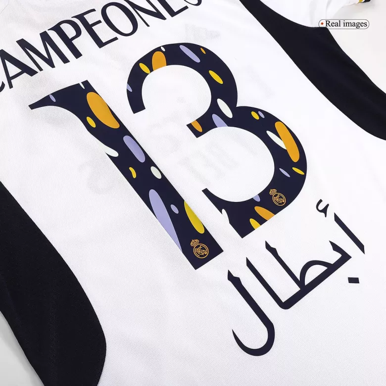 CAMPEONES #13 Real Madrid Campeones Supercopa Home Soccer Jersey 2023/24 - vstockx
