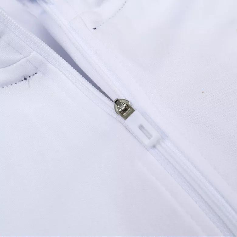 Olympique Lyonnais 1/4 Zip Tracksuit 2021/22 Kids White - vstockx