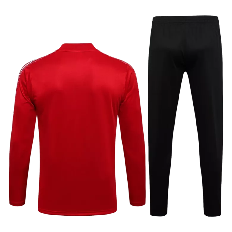 Manchester United 1/4 Zip Tracksuit 2021/22 Red - vstockx