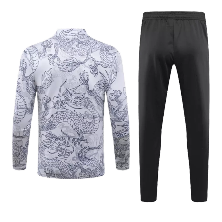 Real Madrid 1/4 Zip Tracksuit 2023/24 Gray - vstockx