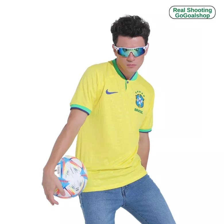 Brazil Home Soccer Jersey 2022 - vstockx