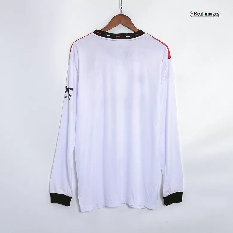 Manchester United Away Long Sleeve Soccer Jersey 2022/23 - vstockx