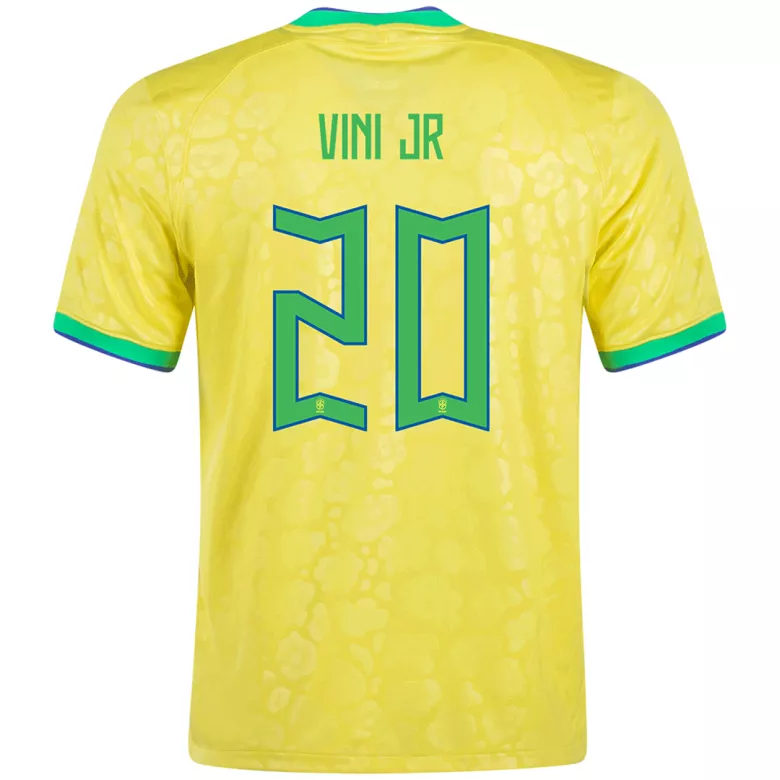 VINI JR #20 Brazil Home Jersey World Cup 2022 - vstockx