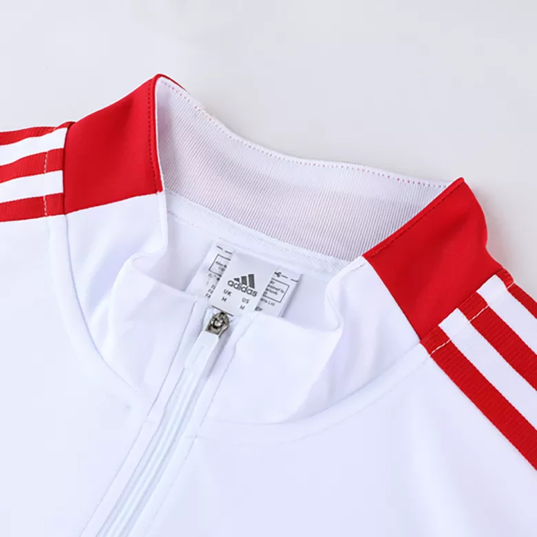 Manchester United 1/4 Zip Tracksuit 2021/22 White - vstockx