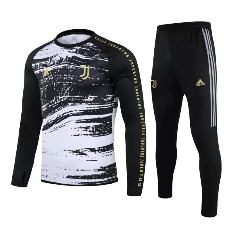 Juventus 1/4 Zip Tracksuit 2020/21 Black&White - vstockx