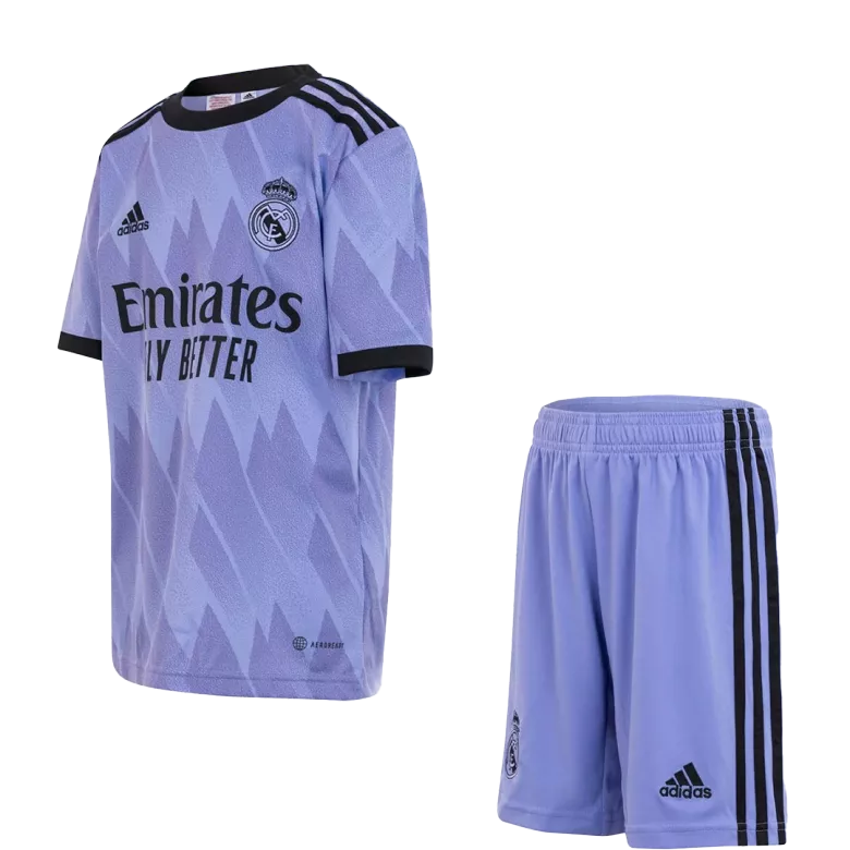 Real Madrid Away Kids Soccer Jerseys Kit 2022/23 - vstockx