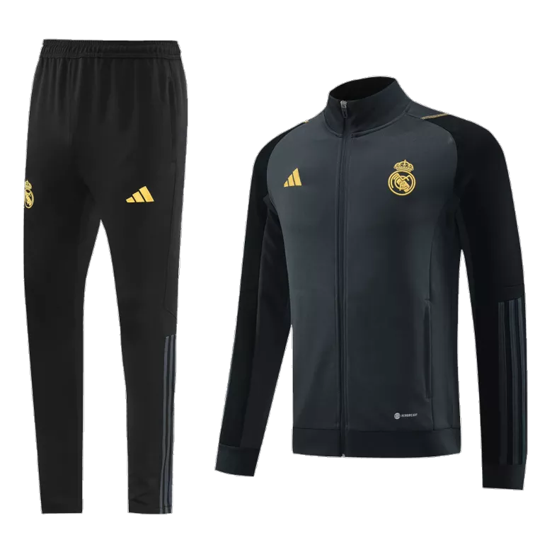 Real Madrid Tracksuit 2023/24 Gray - vstockx